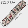 thumbnail image 3 of Yayeee Double Oven Mitt Kitchen Heat Resistant Baking 35" x7" Quilted Glove, Red Deer, 3 of 6