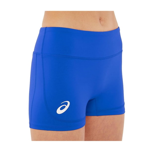 ASICS Womens Volleyball Athletic Workout Shorts blue 2XL