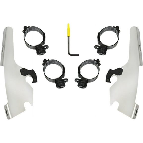 Trigger-Lock Mounting Kit (Polished/FATS and Slim WINDSHIELDS) for 18-21 Harley FLSB
