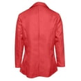 thumbnail image 4 of RYRJJ Womens Casual Blazers Long Sleeve Lapel Open Front Button Work Business Blazer Jackets with Pockets(Watermelon Red,XXL), 4 of 4