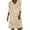 A-Orange179, variant on XIAOCHA Womens Ditsy Print Dress Loose V Neck Three Quarter Sleeves Tiered Midi Dress Lightweight Casual Everyday Dresses
