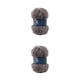 thumbnail image 1 of Naiovety Hilo de punto Pelota de piel Suministros de costura Suavidad Bufanda Sombrero Herramientas para tejer Gris claro 2Conjunto, 1 of 6