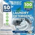 thumbnail image 1 of Detergente en láminas para ropa Clean Elements, 100 cargas, sin fragancia, 1 of 7