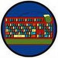 thumbnail image 2 of Joy Carpets 1590H-01 Keyboard Connection 5 ft.4 in. Round  WearOn Nylon Machine Tufted- Cut Pile Educational Rug, 2 of 2