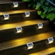 thumbnail image 5 of Fiudx Ofertas Flash Artículos En Oferta Luces De Pared Al Aire Libre Luces De Escalera Luces Solares De Acero Inoxidable Luces De Pared De Jardín Luces Blancas Cálidas Luces Decorativas De Apertura Y, 5 of 7