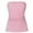 X1 Pink, variant on Ticikt Tube Top Strapless Tops for Women Summer Bandeau Basic Crop Tops Sleeveless Shirt,Color:Pink,Size:L
