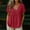 Wine, variant on Ankola Womens Tops Casual V Neck Short Sleeve T Shirts Babydoll Loose Fit Peplum Tops