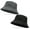 Black/Charcoal, variant on 2 Pack 100% Cotton Bucket Hat Foldable Summer Travel Fish Sun Hat for Men and Women Outdoor Activities All Seasons Size Small/Medium, Putty, White