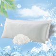 thumbnail image 1 of Almohada corporal viscoelástica WhatsBedding, funda refrescante, color gris hielo, 1 of 7