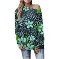 thumbnail image 1 of Blusa de manga larga con estampado floral a la moda para mujer Fridja fjkfkj7015, 1 of 5