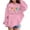 R397/Pink, variant on Vividxx Hoodies For Girls Long Sleeve Heart Letter Print Pocket Pullover Casual Hooded Sweatshirts For School Streetwear 10-11 Years