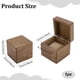 thumbnail image 2 of Caja de madera para reloj, estuche de madera de nogal, caja de almacenamiento individual para reloj, vitrina para reloj, caja de regalo cuadrada para joyas con almohada, 2 of 6