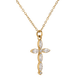 thumbnail image 2 of Collares para Mujer de Cruz Oro 18k con Zirconia Cúbica, LuckyLy Acero Inoxidable con Baño de Oro 18k, Cadena y Dije – Joyería ideal como Regalos para Mujer Navidad y Regalos para Mamá, Modelo blanco, 2 of 6