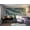 Black & White, variant on 1908 New York | A Rare Bird's Eye View | Fabric Adhesive Wall Mural
