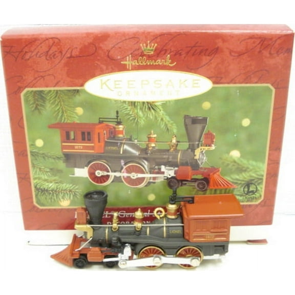 Hallmark QX6684 Lionel 1872 General Steam Locomotive Christmas Ornament #5
