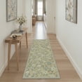 thumbnail image 3 of GENIMO 2'x3' Floral Botanical Entryway Rug, Machine Washable Non Slip Low Pile Area Rug for Front Door Kitchen Bathroom, Muted Sage, 3 of 6