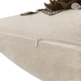 thumbnail image 6 of JWH 3D Square Coffee Flower Throw Pillow Covers for Sofa,Bed and Couch 18*18inch Coffee, 6 of 8