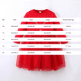 thumbnail image 3 of Otqutp Girls Christmas Mesh Tulle Dress Kids Double-Layer Outfit Toddler Cute Reindeer Lightweight Holiday Party Tutu Dresses, 3 of 9