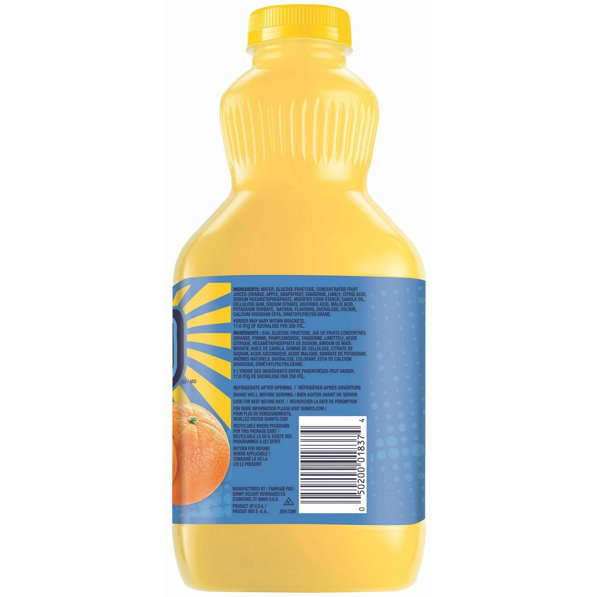 Sunny D Smooth Orange,