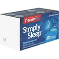 thumbnail image 4 of Simply Sleep Non-Habit Nighttime Sleep Aid Diphenhydramine Caplets, 100 Ct, 3-Pack, 4 of 9