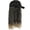 Black hat Long Lbrown wig, variant on JAZZ STAR Headband Wig Human Hair Wigs Baseball cap Wig Curly Deep Wave Headband Wig Hat Wigs (Black hat Long Lbrown wig)
