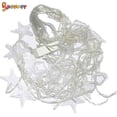 thumbnail image 3 of Spencer 16 Stars 96 LED Christmas Star Lights, Curtain String Lights Plug In for Bedroom Wall Decor with 8 Modes, Waterproof Hanging Window Lights For Winter Wonderland Christmas Decorations, 3 of 8