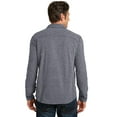 thumbnail image 2 of Port Authority Heather Microfleece 1/2 Zip Pullover-3XL (True Navy Heather), 2 of 6
