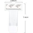 thumbnail image 3 of Soporte para boletos de estacionamiento para parabrisas de automóvil (5 piezas) con clip de permiso transparente, 3 of 5
