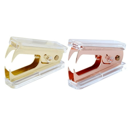 

2pc Clear Staple Remover Set - Office Desk Accessory