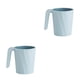 thumbnail image 4 of Billuyoard Vaso de plástico para cepillo de dientes, vaso de baño, artículos de tocador de viaje, taza de lavado, accesorios de baño azul claro 2piezas, 4 of 6