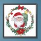 thumbnail image 2 of 5D DIY Taladro parcial con forma especial Pintura de diamante Corona de Navidad 30x30cm, 2 of 9