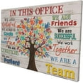 thumbnail image 3 of Office Wall Art Inspirational Quotes Office Wall Decor, We Are Friend Wall Paintings In This Office Poster, We Are A Team, Office Wall Decor Canvas Teamwork Poster, Motivational Office 12"x18", 3 of 6