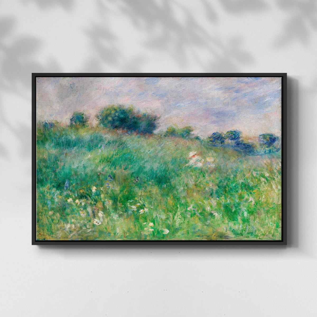 Vintage Landscape-XXIX By Wexford Home Framed in Black Wood Gallery Wrapped Canvas 17 in. x 25 in.