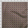 thumbnail image 3 of oneOone Cotton Poplin Burgundy Fabric Skull Craft Projects Decor Fabric Printed By The Yard 56 Inch Wide, 3 of 4