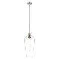 thumbnail image 2 of 716-1S-PN-G456-8CL Innovations Lighting Chelsea - 1 Light Stem Hung Mini Pendant-19.63 Inch Tall and 8 Inch Wide-Polished Nickel Finish-Clear Deco, 2 of 6