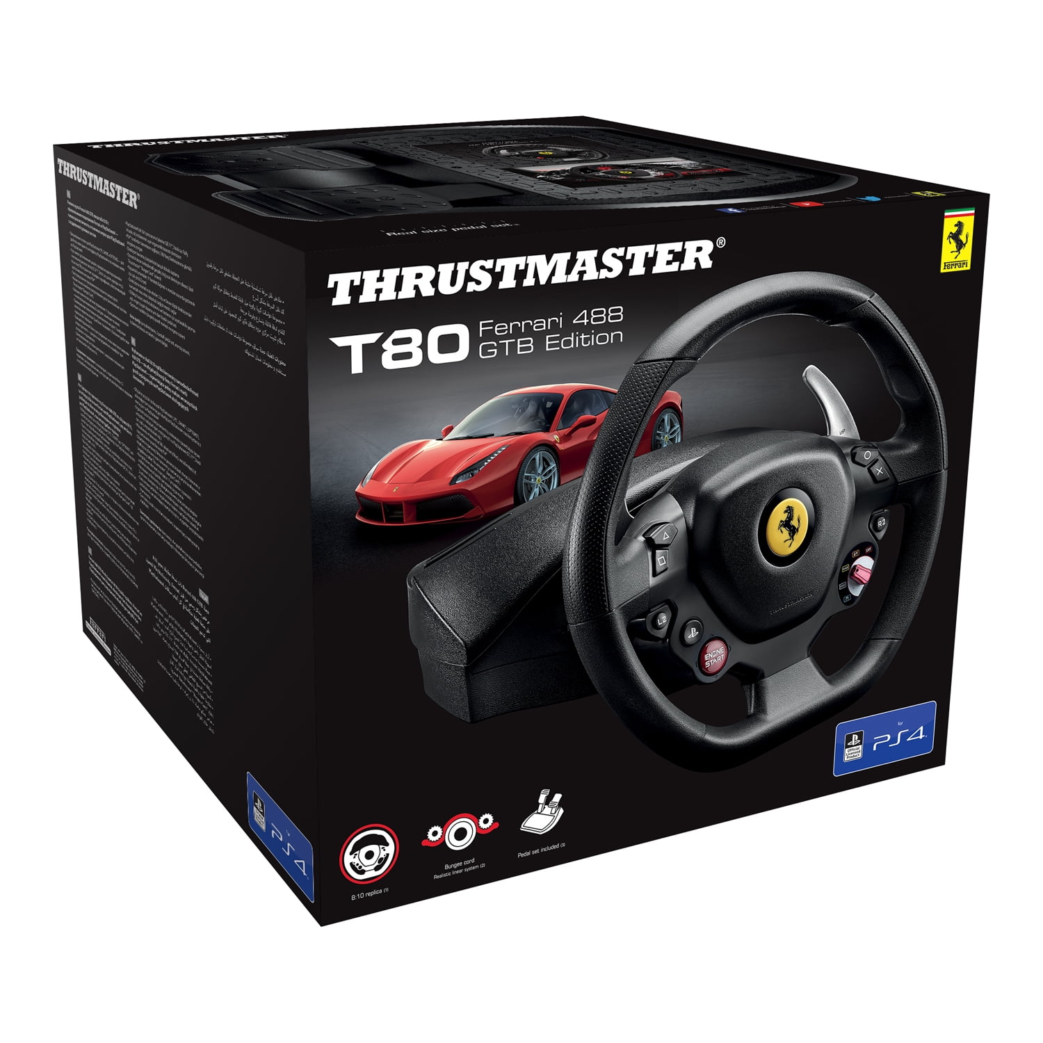 Thrustmaster, T.Racing Scuderia Ferrari Headset + T80 Ferrari 488