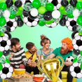thumbnail image 2 of 111 piezas Thme De La Coupe Du Monde De Football Set De Ballons De Dcoration Pour La Fte Set De Dcorations Ballons De Confettis Et Bannire De Fond To, 2 of 5