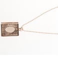 thumbnail image 5 of Collar Yinane con medallón de libro rectangular plata, 5 of 5