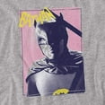 thumbnail image 2 of Batman Classic Tv Wayne 80S Women's T Shirt, Athletic Heather, Medium, 2 of 6
