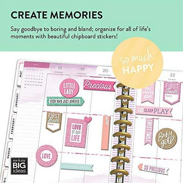 me & my BIG ideas mambiChips Chipboard Stickers - Scrapbooking