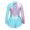 A Sky Blue, variant on YONGHS Kids Girls Sequins Mock Neck Roller Figure Ice Skating Dress Gymnastic Leotard Red 8