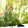 thumbnail image 1 of BRIGHTFUFU Vehicle Antenna Topper Ribbon Ball Car Roof Ornament Decorative Accessory Multi Color, 1 of 8