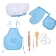 thumbnail image 3 of Juego De Juguetes De Cocina Para Niños Juego De Rol Para Hornear Delantal Gorro De Chef Utensilios De Imitación Vajilla Funcional Para Niños Pequeños Niñas Niños De 3 Años, 3 of 7