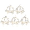 thumbnail image 1 of MasteelfCA 5pcs Carriage Design Gift Boxes Wedding Candy Boxes Souvenirs Treat Boxes, 1 of 8