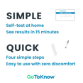 GoToKnow COVID19 Antigen Rapid Test (Multipack of 2 Tests)