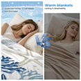 thumbnail image 2 of Blue Beige Coastal Cooling Blanket,Lightweight Breathable Summer Throw Blanket with Double Sided Cold Effect,Summer Beach Starfish Coral Nautical Picnic Blankets Bed Sheet for Hot Sleepers 30"x40", 2 of 8