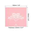 thumbnail image 2 of Unique Bargains Table Name Place Cards,25pack Favor Decor Hollow Butterfly Cut Design Seat Blank Card, Pink, 2 of 5