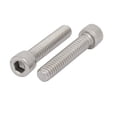 thumbnail image 2 of 1/4"-20 x 1-1/4" 304 Stainless Steel Full Thread Hex Socket Head Cap Screw 10Pcs, 2 of 3
