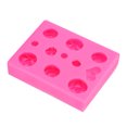 thumbnail image 4 of DIY molde de silicona rosa flores pastel chocolate caramelo arcilla epoxi molde accesorio rosa, 4 of 14