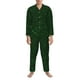 thumbnail image 3 of Balery Emerald Green Sparkling Pijama para Hombre de Dos Piezas con Manga Larga, Conjunto de Dormir y Descanso Suave con Bolsillos-Medium, 3 of 7
